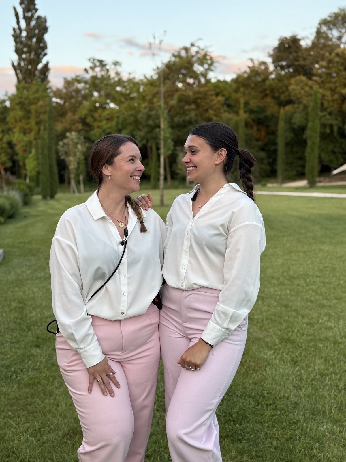 Marie et Lisa, fous rires en coulisses